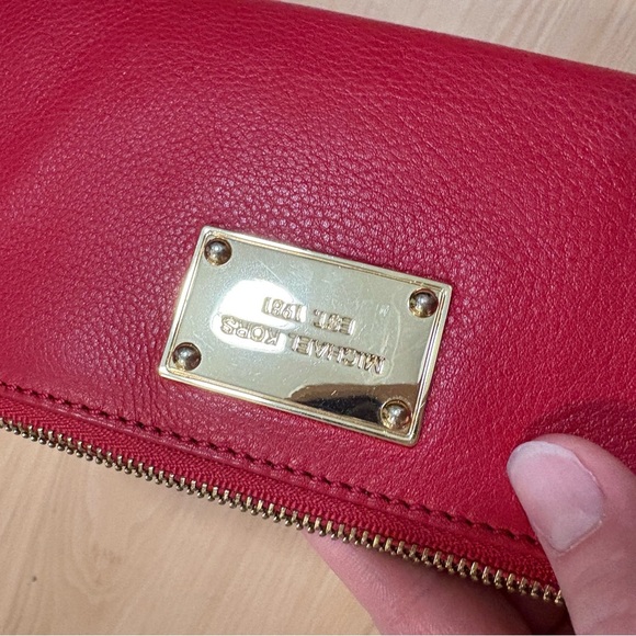 Michael Kors Cherry Red Wristlet - Picture 4 of 4